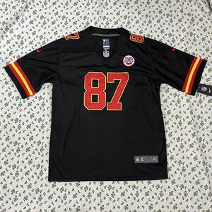 NFL Kansas City Chiefs Black Jersey #87 Kelce